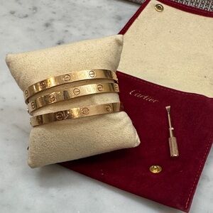 Cartier Rose Gold Love Bracelet Classic Model